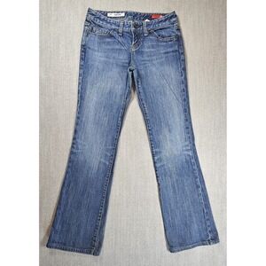 X2 Quality Jeans Slim W10 Womens 2R Blue Jeans Boot Cut Pockets Stretch
